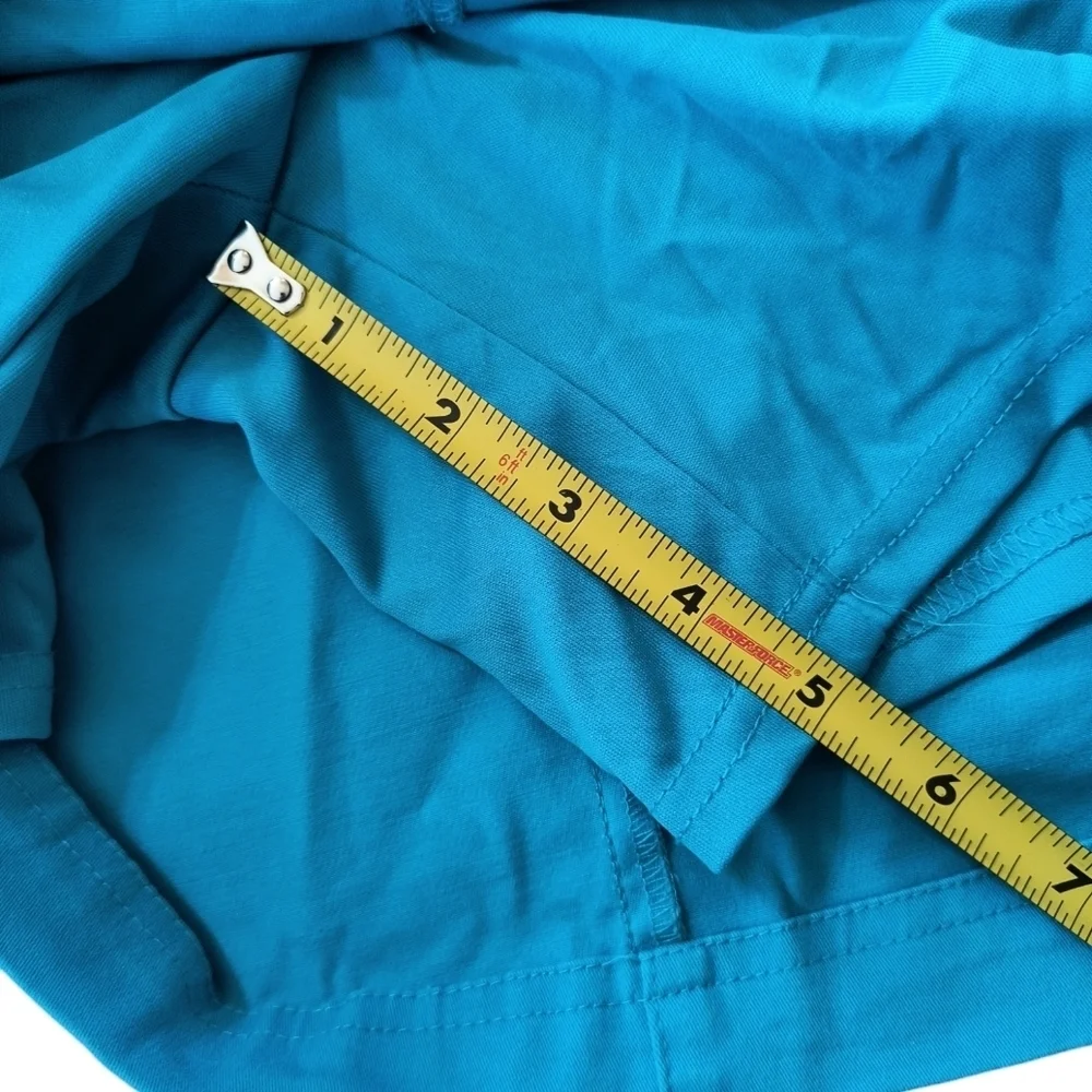 Christopher & Banks Bright Blue Pencil Skort Size 8 - Picture 5 of 8